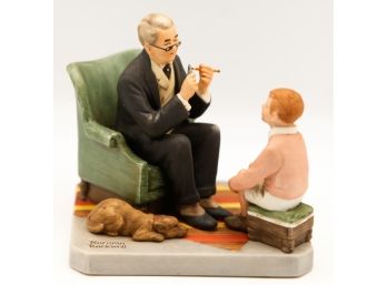 'Words Of Wisdom' By Norman Rockwell - 1992 - Figurine  (Closet)