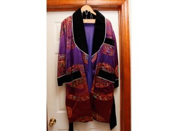 Vintage Traditional Silk  Kimono Robe