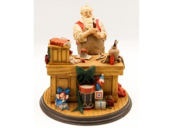 'santa's Workshop' - The Rockwell Heirloom Santa Collection - #50098 (Closet)