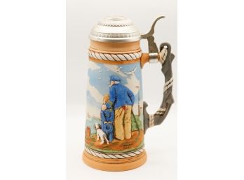 Charming Beer Stein 'Looking Out To Sea' By Norman Rockwell - Limited Edition - #9.245 (LR)