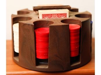 Vintage Poker Chips And Cards (BR1)
