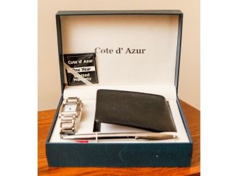 Dote D' Azur Watch, Wallet And Pen Set (BR3)