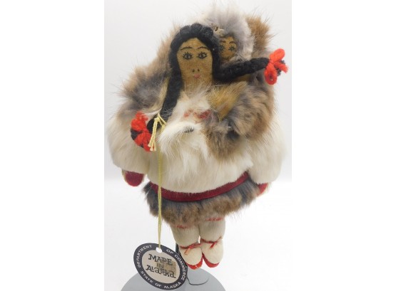 Authentic Alaskan Native Craft Mom & Baby Doll