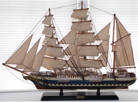 F49295EC: RELIANCE Tall Ship Boat Model On Stand