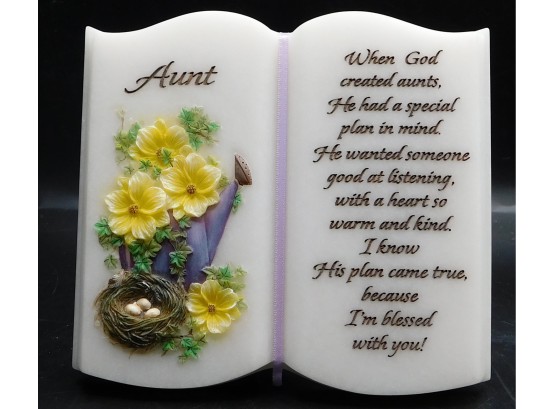 Aunt Prayer Plaque