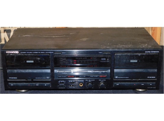 Kenwood Stereo With Double Cassette Deck