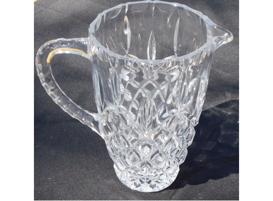 Stylish Crystal Cut Glass Water/Wine Pitcher