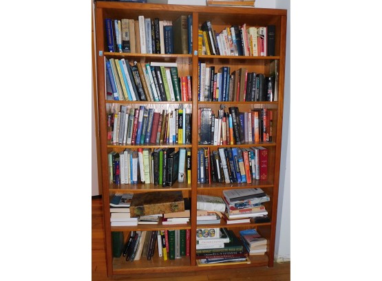 12 Shelf Maple Bookcase