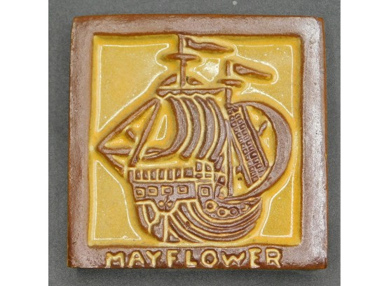 Bucks County Mayflower Tile Paperweight
