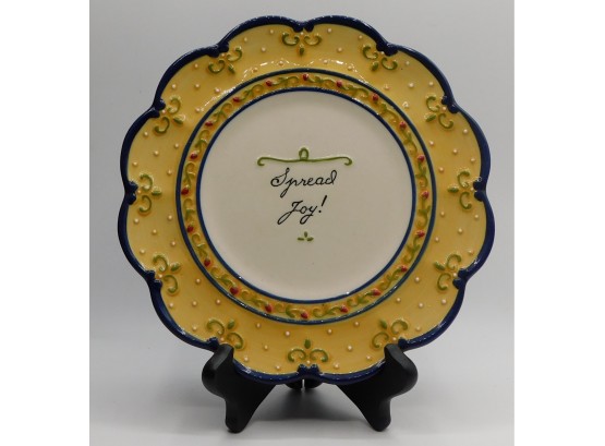 'Spread Joy' Decorative Plate