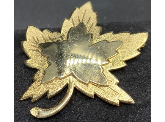 Monet Maple Leaf Brooch Pin