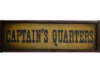 Captains Quarters Wall Decor