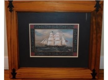 Framed 'Constance' Ship Artwork
