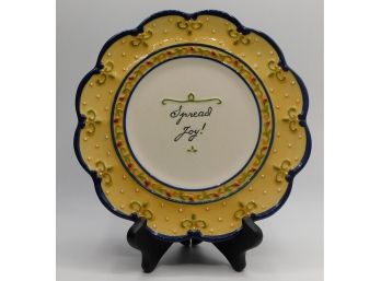 'Spread Joy' Decorative Plate
