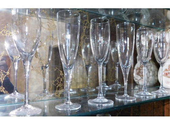 Assorted Set Of Champagne Glasses