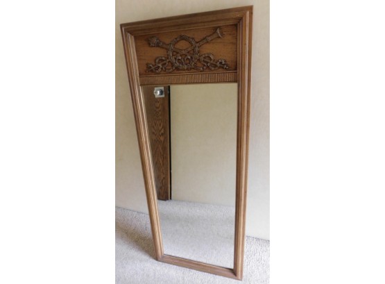 Vintage American Mirror Company Wood Carved Wall Mirror