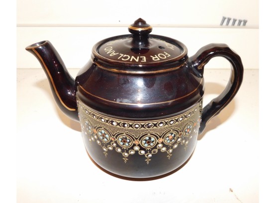 Vintage World War 2 For England And Democracy Porcelain Tea Pot