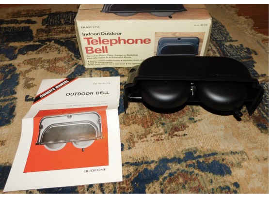Duofone Indoor/outdoor Telephone Bell With Box