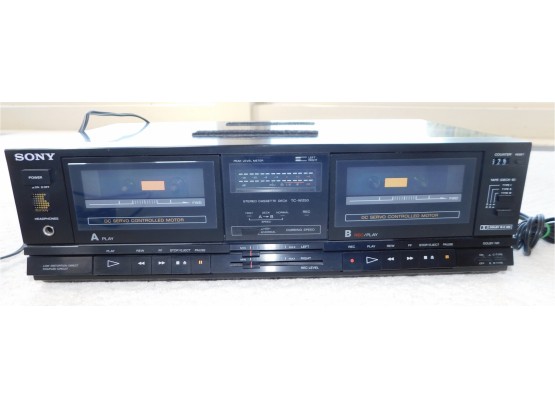 Sony Stereo Cassette Deck Model TC-W250