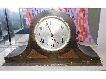 Antique Seth Thomas Wood Mantel Clock Made In USA