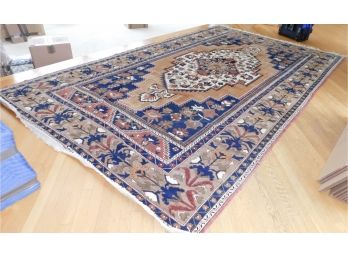 Lovely Large Hand Woven Area Rug Imported From Turkey