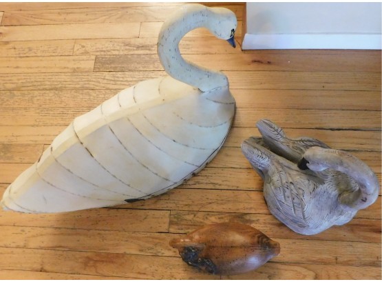 Lot Of Assorted Decorative Swans