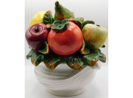 Large Decorative Ceramic Fruit Bowl