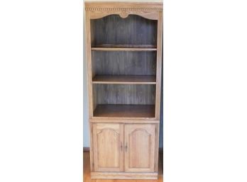 Large Wooden Bookshelf With Doors