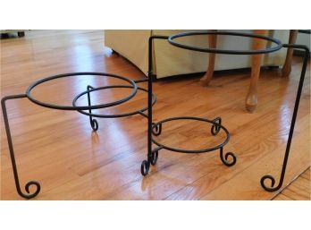 Expandable Wrought Iron Dish Rack