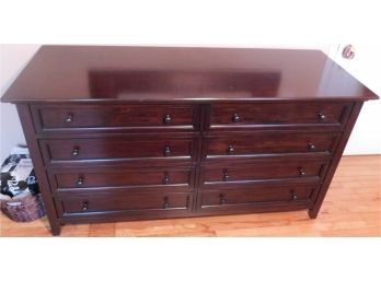 Hudson Sturdy Wooden 8 Drawer Dresser