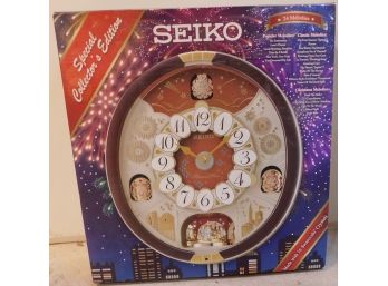 Seiko Holiday Clock Special Christmas Edition - Made With Swarovski Crystals