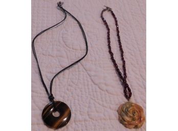 Pair Of Necklaces With Pendants