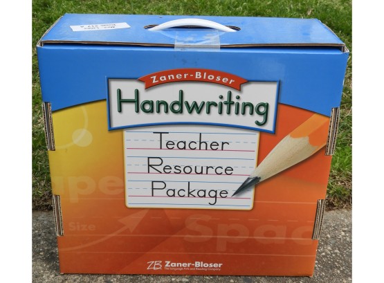 Zaner-Bloser Handwriting Grade K Student Teacher Kit Poster Cards Kindergarten - NEW!
