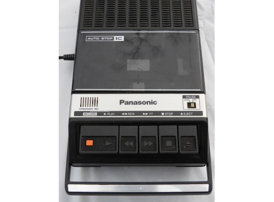 Vintage Panasonic Auto Stop Model RQ-2107A ~ Cassette Tape Player/Recorder