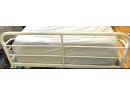 Full Size White Metal Headboard/foot Board Bed Frame