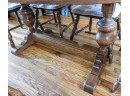 Dining Room Wood Table Set With 6 Chairs, 2 Leafs And Table Padding