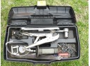 Keter Black & Yellow Plastic Tool Box With Contents Of Assorted Tools