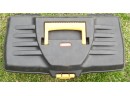 Keter Black & Yellow Plastic Tool Box With Contents Of Assorted Tools
