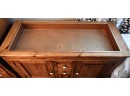 American Of Martinsville  Wood Side Bar/dry Sink
