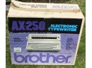 Vintage Brother AX-250 Electronic Typewriter With Original Box