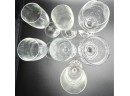 Assortment Of 7 Champagne & Wine Glasses