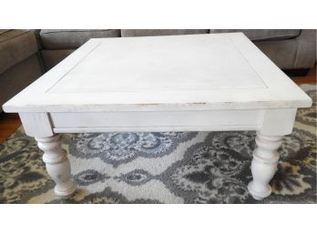 Broyhill White Painted Coffee Table