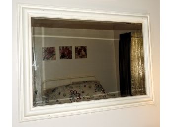 White Framed Wall Mirror