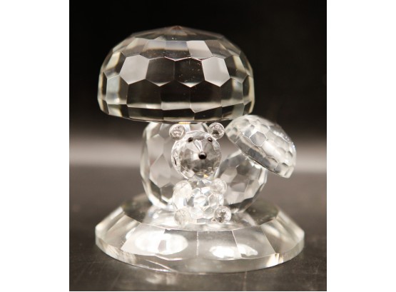 Stunning Swarovski Mushroom Group  Crystal