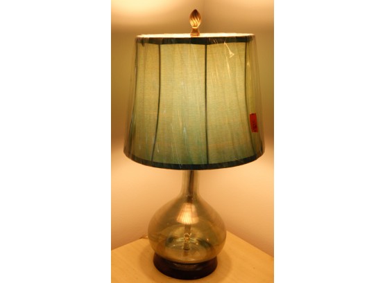Pair Of Charming Glass Table  Lamps  - L10.5 X H20'