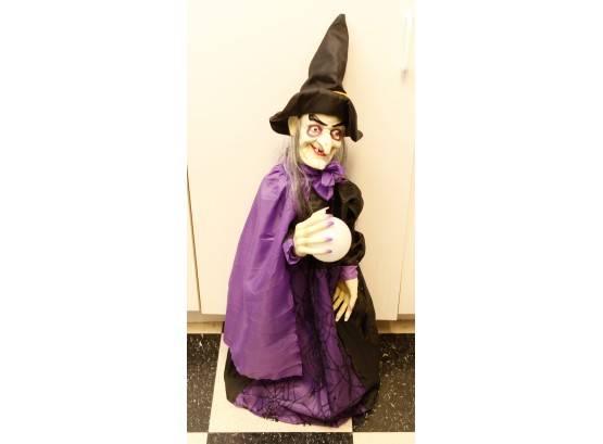 Halloween Decor - Battery Operated Witch
