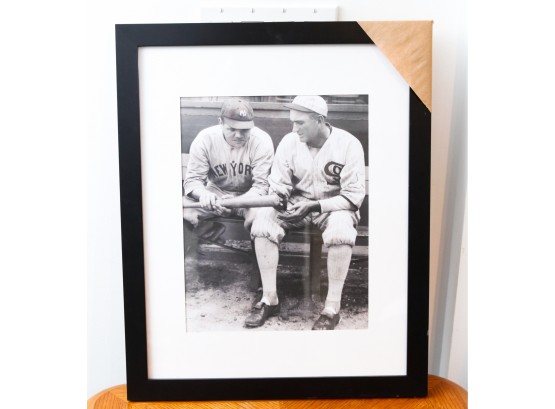 1920 Babe Ruth And Shoeless Joe - Framed Print -  L18' X H22'