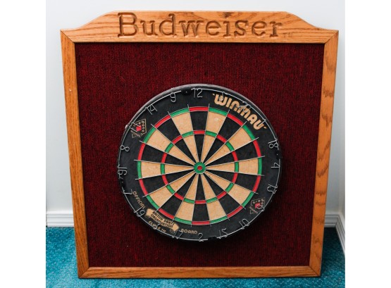 Budweiser Dart Board - No Darts Included - L29 X H31'