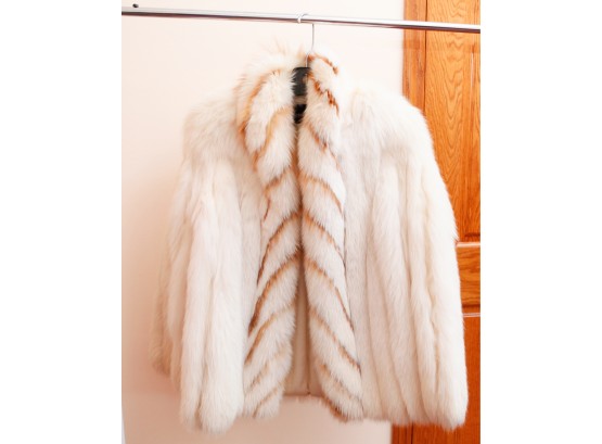 Stunning Fox Fur Coat 'real Furmakers' -  Personal Name  Stitched Inside