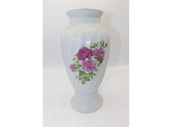 Lovely Floral Pattern Porcelain Vase